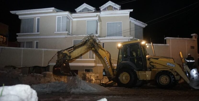 La Paz confirma seis viviendas afectadas por intensa granizada en edificio de tres pisos