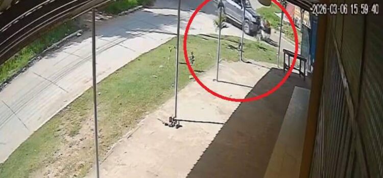 Cámara revela atropello de motociclista en avenida principal de La Paz