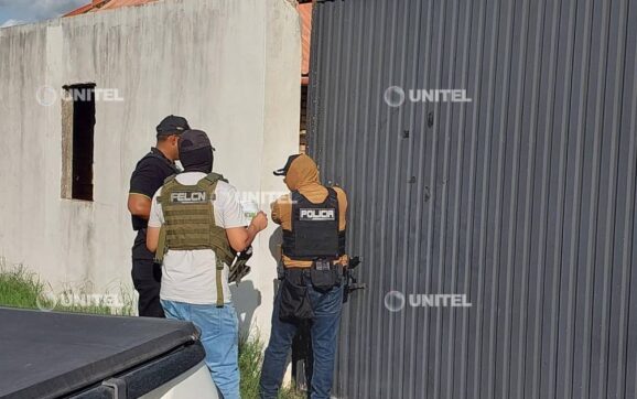 Policía allana aeródromo en Cotoca y dos inmuebles en Urubó por caso Marset