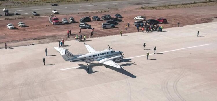 Aeropuerto de Potosí concreta el primer aterrizaje tras prueba superada
