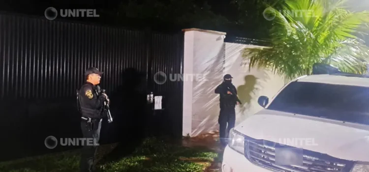 Autoridades secuestran inmueble en Porongo vinculado a casa de seguridad de Marset