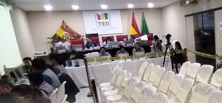 Beni cierra escrutinio y confirma segunda vuelta entre Patria-Unidos y MNR