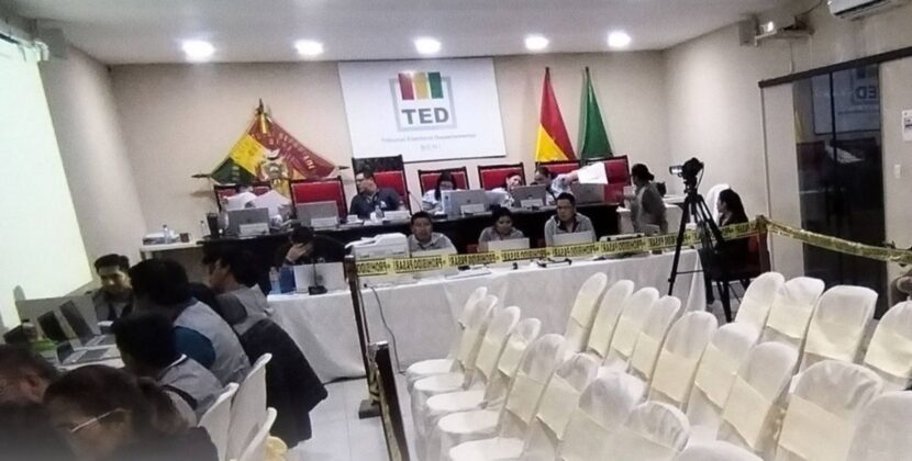 Beni cierra escrutinio y confirma segunda vuelta entre Patria-Unidos y MNR