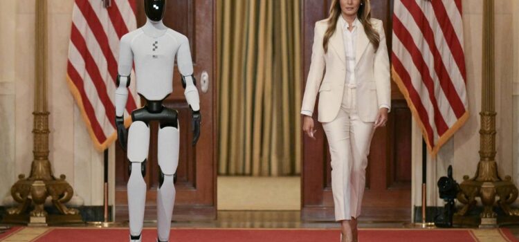 Melania Trump presenta robot humanoide en evento exclusivo de la Casa Blanca