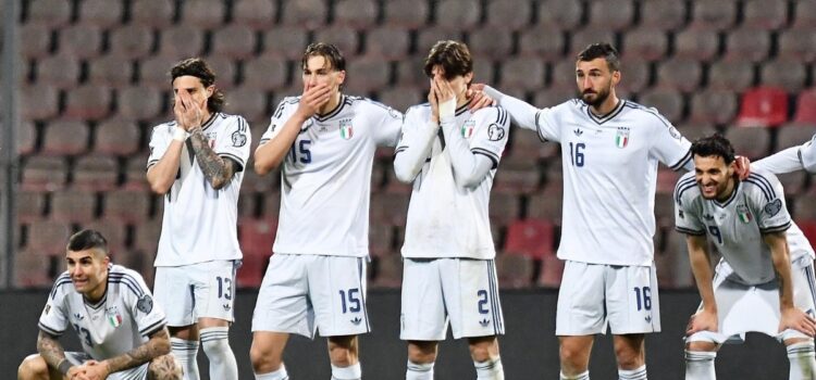 Italia queda fuera del Mundial por tercera vez consecutiva