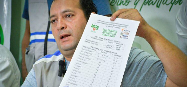 Alcaldía de Santa Cruz controla precios y calidad del pescado en mercados