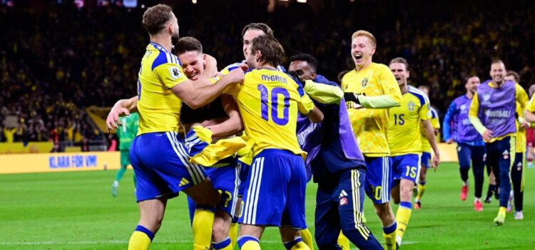 Suecia elimina a Polonia y deja a Lewandowski fuera del Mundial