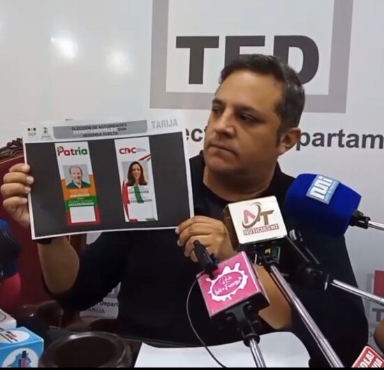 TED define papeleta y sortea jurados para segunda vuelta en Tarija