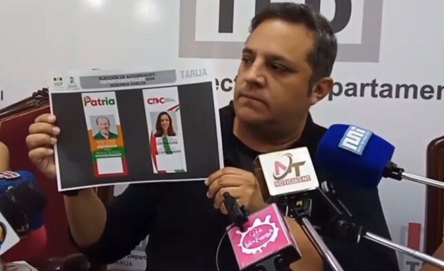 TED define papeleta y sortea jurados para segunda vuelta en Tarija