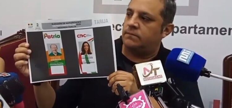 TED define papeleta y sortea jurados para segunda vuelta en Tarija