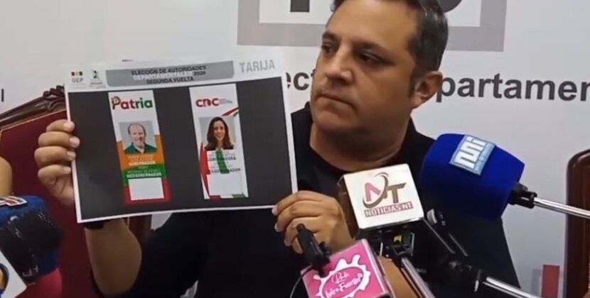 TED define papeleta y sortea jurados para segunda vuelta en Tarija