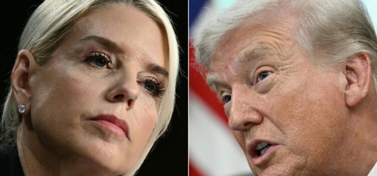 Trump destituye a la fiscal general Pam Bondi y nombra a Todd Blanche interino