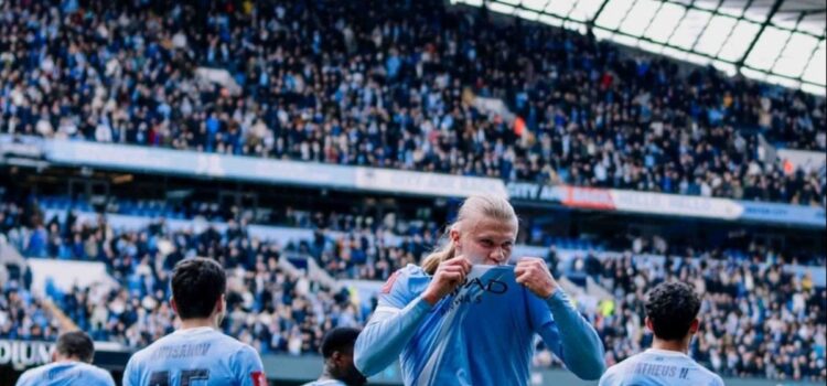 Haaland anota triplete y clasifica al Manchester City a semifinales