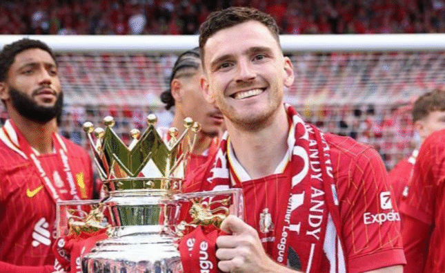 Andy Robertson anuncia su salida del Liverpool al terminar su contrato