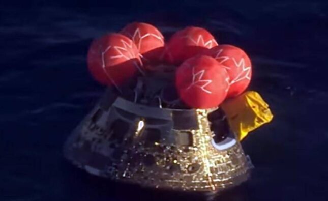 NASA recupera a astronautas de Artemis II tras descenso perfecto