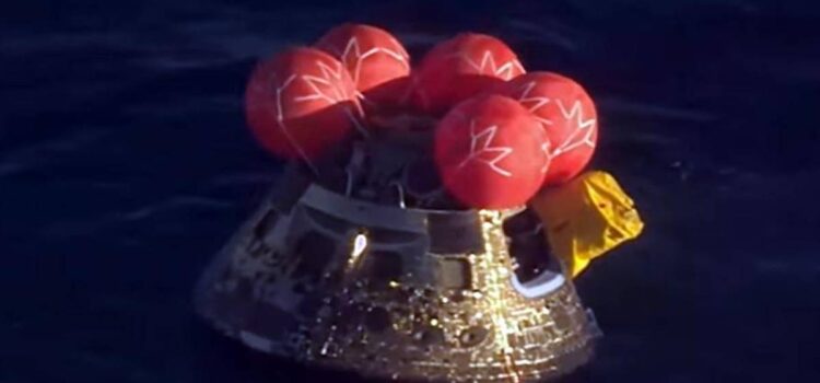 NASA recupera a astronautas de Artemis II tras descenso perfecto