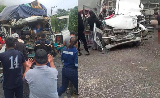 Camión pierde control y provoca choque múltiple en carretera Cochabamba-Santa Cruz