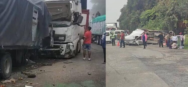 Accidente en descenso de Corani Pampa causa 2 muertes y 5 personas heridas