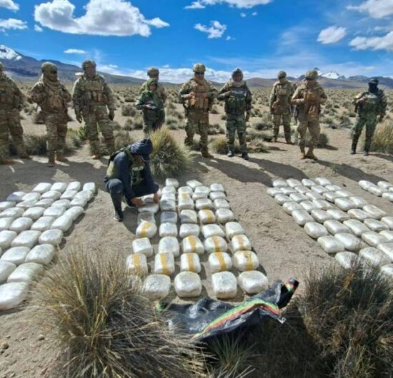 Militares bolivianos incautan 268 kilos de marihuana en vehículo abandonado en frontera con Chile
