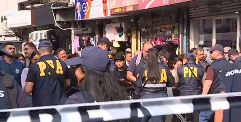 Operativo en Once detiene a migrantes en zona comercial de prendas de vestir en Buenos Aires