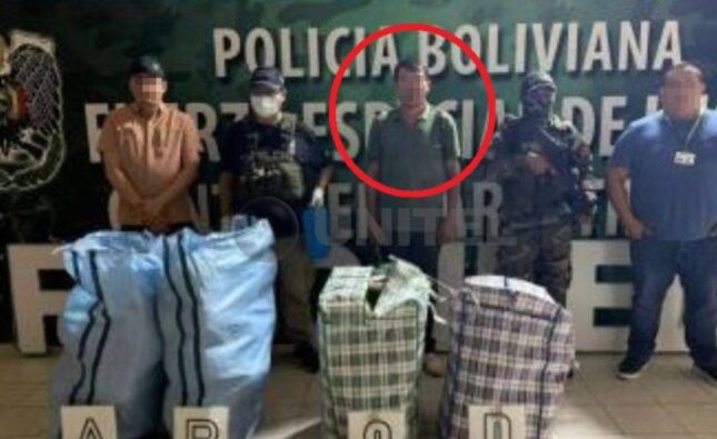 Detienen a hombre con 75 kilos de marihuana al evadir control policial en La Angostura, Santa Cruz