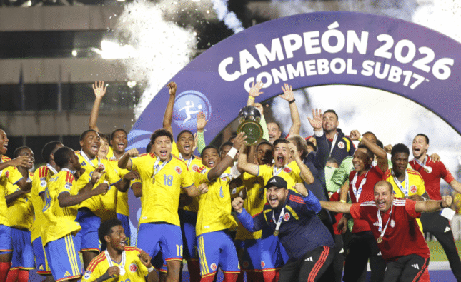Colombia goleó 4-0 a Argentina y ganó el Sudamericano Sub-17 tras 33 años