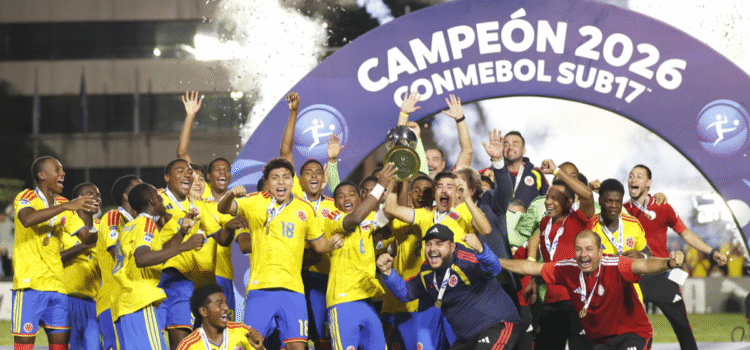 Colombia goleó 4-0 a Argentina y ganó el Sudamericano Sub-17 tras 33 años