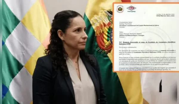 Claudia Cronenbold renuncia tras tres semanas al frente de YPFB por problemas estructurales profundos