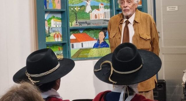 Gustavo Medeiros dona al Museo de Bellas Artes de Salta un retablo en homenaje a su antepasada, heroína de la independencia argentina