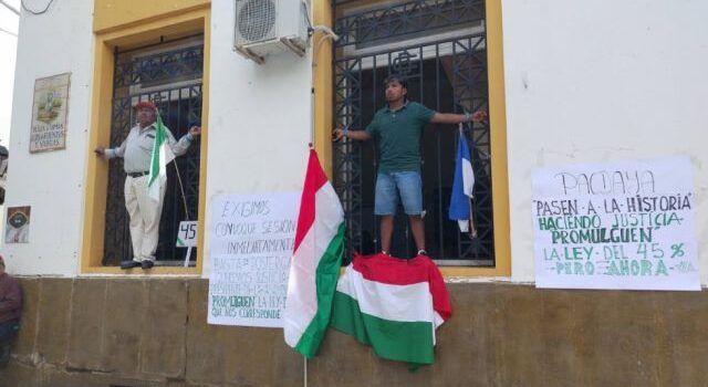 Provincias productoras mantienen huelga de hambre y amenazan con bloqueos si la ALDT no promulga la Ley del 45%