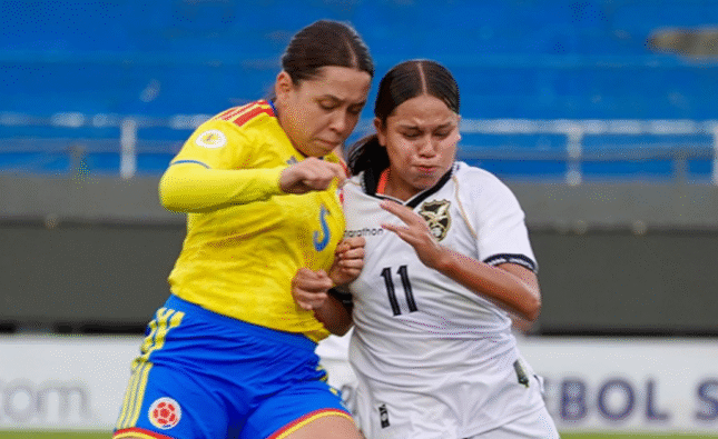 Bolivia Sub-17 femenina queda eliminada del Sudamericano tras derrota ante Colombia