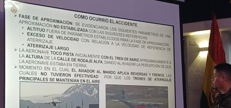 Fiscalía citará nuevamente a personal de torre de control por posible información errónea en accidente del Hércules C130 en El Alto
