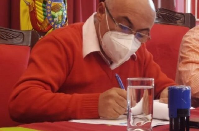 Hugo Alexander Vladislavic, nuevo secretario de Obras Públicas en la gestión de María René Soruco