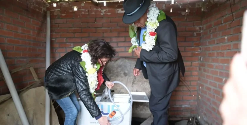 Gobierno entrega equipos de purificación de agua para garantizar acceso seguro en Santa Cruz y La Paz