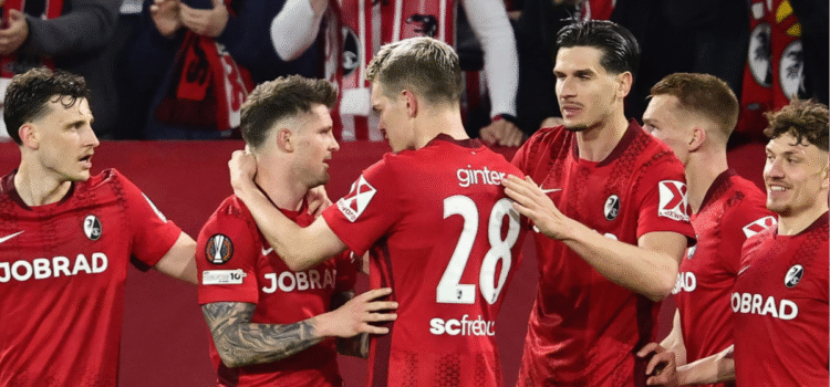 Friburgo remonta y se clasifica para su primera final continental tras vencer 3-1 al Braga