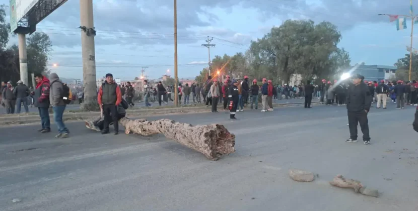 Afiliados a la Central Obrera Departamental mantienen vigilia y corte de ruta por demanda salarial
