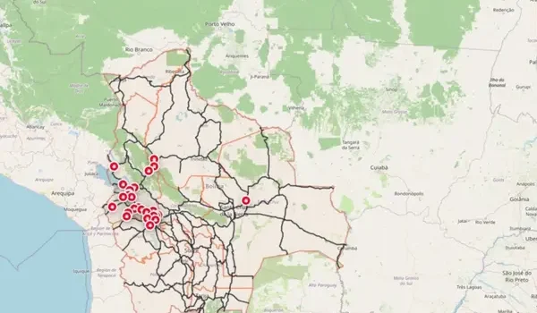 ABC reporta interrupciones viales en La Paz, Oruro, Beni, Cochabamba y Santa Cruz
