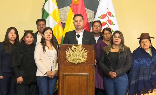 Vicepresidente Edmand Lara insta al presidente Rodrigo Paz a dialogar con sectores movilizados y la COB
