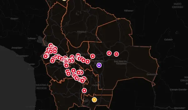 ABC reporta decenas de bloqueos y tramos no transitables en carreteras de La Paz, Oruro, Potosí y Cochabamba