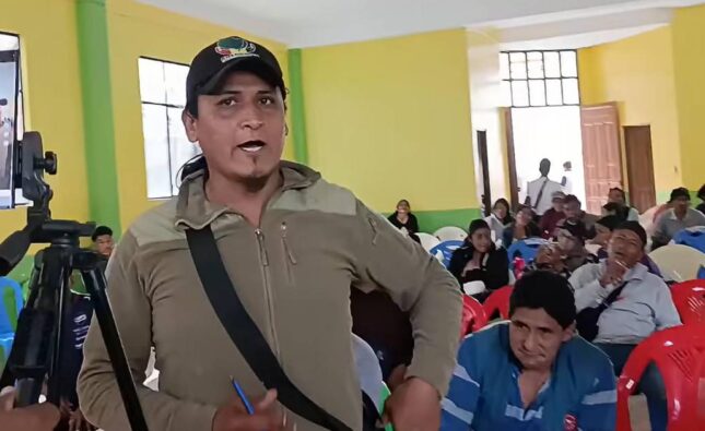 Dirigente de la Federación Provincial Sud Yungas critica a la COB y Federación de Campesinos por convocatoria a bloqueos
